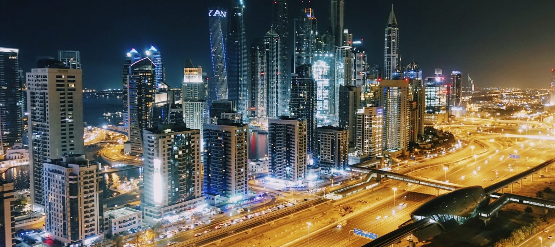 City at night - Dubai Marina